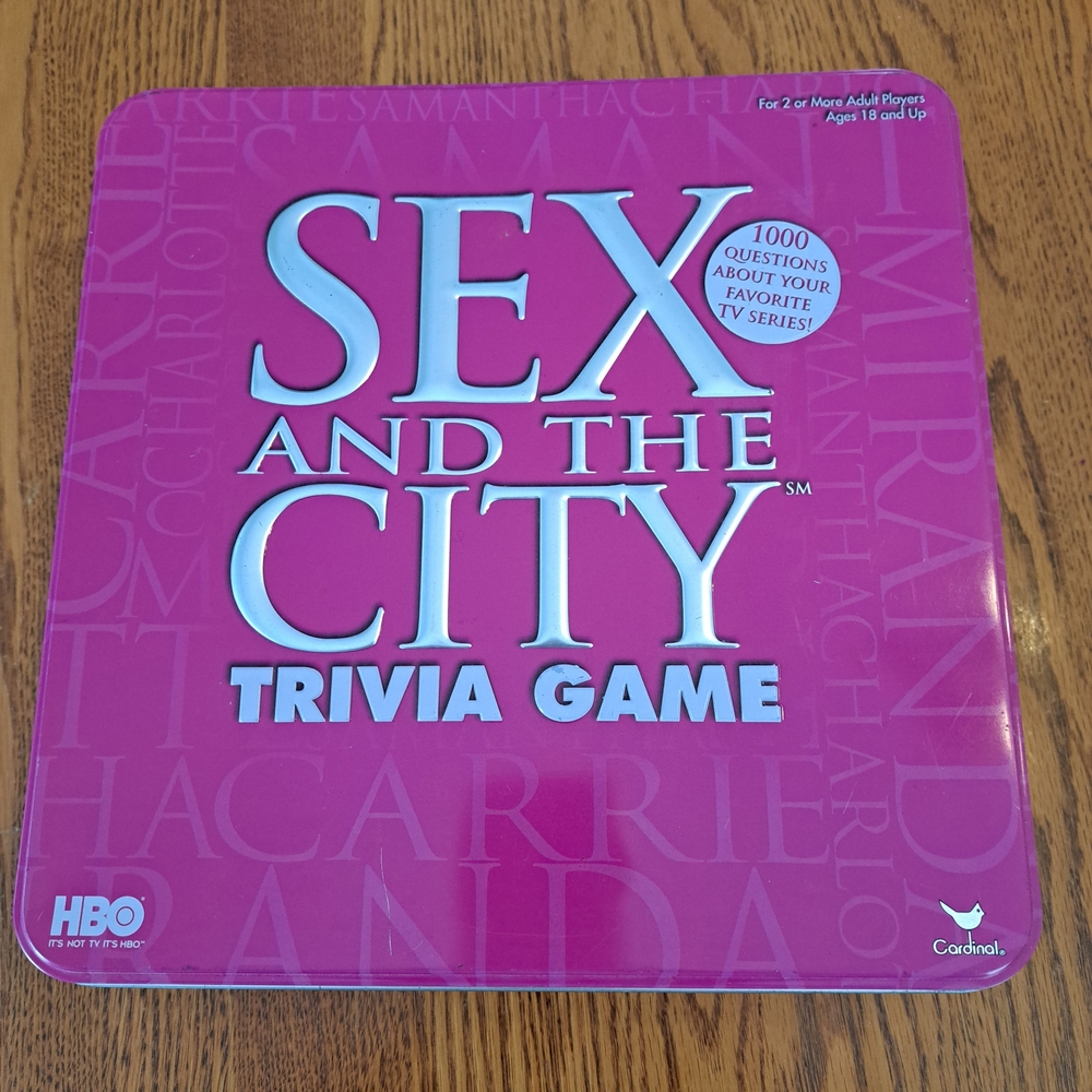 Vintage 2004,Sex and the City Trivia Game - Pink Edition